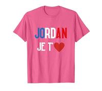 Jordan Je t'aime Bardella Rassemblement 2027 Francais T-Shirt, Homme, Rose Chiné, S