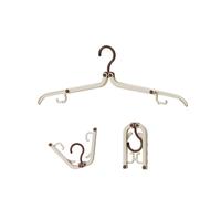 JORDAN&JUDY Cintres de Voyage Pliables Portables - Accessoire Indispensable pour Hôtel et Voyage, Lot de 15 pièces