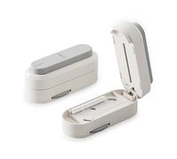 JORDAN&JUDY Coupe-Pilules Portable - Outil de Fractionnement des Comprimés (1 pièce, Gris)