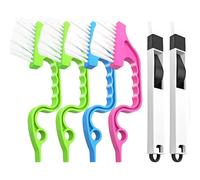 JORDAN&JUDY Lot de 6 brosses nettoyantes pour fentes, têtes de brosse multi-formes, pour espaces étroits