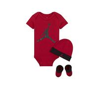 Jordan Jumpman Baby Bodysuit, Beanie and Booties Set Size 6-12M (Gym Red)
