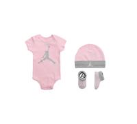 Nike Jordan Ensemble 3 pièces Jumpman – Bonnet, Body, Chaussons – Rouge – Taille INFANTS
