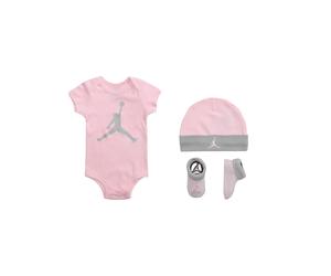 Jordan JUMPMAN HAT/BODYSUIT/BOOTIE SET 3PC Socks red taille: INFANTS