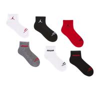 Nike Jordan Chaussettes Legend Ankle – Lot de 6 – Gym Red/Black – pour garçon 9/11 ans