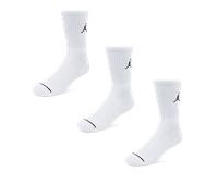Jordan Kids Ankle No Slip 3 Pack Unisexe - Chaussettes, Blanc - Taille 43 - 46 White 43 - 46