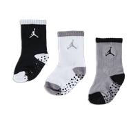 Jordan Kids Ankle No Slip 3 Pack Unisexe - Chaussettes, Gris - Taille 6- 12 MONTHS - Coton Grey 6- 12 MONTHS