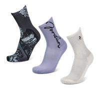 Jordan Kids Crew 6 Pack Unisexe - Chaussettes, Noir - Taille 39 - 42 Black 39 - 42