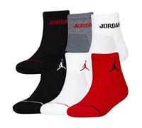 Nike Jordan Chaussettes cheville Legend Ankle – Lot de 6 – Gym Red(Black) – 7/9 ans