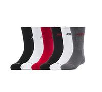 Jordan Legend Crew 6Pk Chaussettes pour garçon Gym Red(Black) 5/7 ans