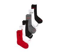 Jordan Legend Crew 6Pk Chaussettes pour garçon Gym Red(Black) 7/9 ans