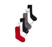 Nike Jordan Chaussettes gris chiné / rouge / noir / blanc Taille 37,5-40