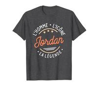 Jordan l'homme L'Icône La Légende T-Shirt, Homme, Chiné Foncé, 3XL