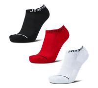 Jordan No Show 3 Pack Unisexe - Chaussettes, Noir - Taille 43 - 46 - Coton Black 43 - 46