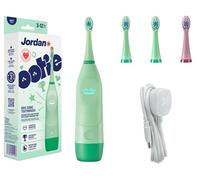 Jordan* ® OOTIE | Brosse à dents électrique sonique pour enfants de 3 ans et plus | Écran interactif, 2 têtes de brosse, capteur de pression, minuterie de 2 minutes, rechargeable, nettoyage sonique