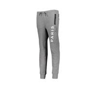 Jordan Pantalon de sport gris chiné / rouge clair / noir / blanc, Taille 158-170