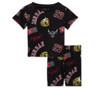 Jordan Parure T-shirt et short pour bébé 23 anneaux Aop Noir, Noir/multicolore, 18 mois