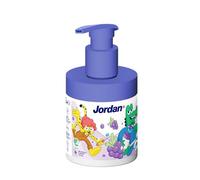 Jordan ® | Pompe à dentifrice junior | Dentifrice sur distributeur à pompe équivalent à 3 tubes ordinaires | Solution innovante et pratique | Raisin | 6-12 ans | 1450 ppm | 150 ml