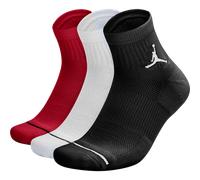 Jordan Quarter Socks 3 Pack Unisexe - Chaussettes, Noir - Taille 43 - 46 Black 43 - 46