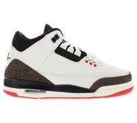 Jordan Retro 3 - École primaire pour garçon (noir/blanc/bronze)