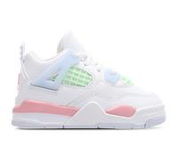 Jordan 4 Retro pour bébé et tout-petit Blanc/Half Blue/Vapor Green/Medium Soft Pink 25