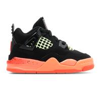 Jordan Retro 4 - Sneakers Bébé - Noir - Pointure 27 - Cuir Black 27