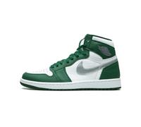 Nike Baskets Air Jordan 1 Mid homme, Noir/vert chanceux blanc, 41 EU