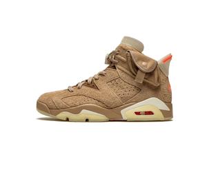 Jordan - Retro Travis Scott British Khaki Baskets - Homme - Sport - Brun - Taille: 46 EU