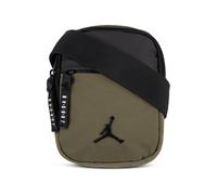 Jordan Sac à bandoulière 'AIRBORNE' gris foncé / olive, Taille One Size