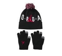 Jordan Set 'JAN' gris chiné / rouge / noir / blanc, Taille XXXS