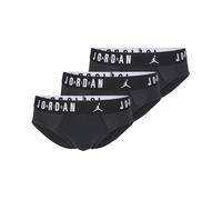 Jordan - Slip Lot de 3 Homme Flight Cotton Hip Brief, Noir