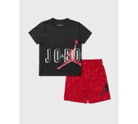 JORDAN SPECKLE AIR JUMBLED SET Shorts|Tees black|red en taille: Age 4-6 | EU 104-116