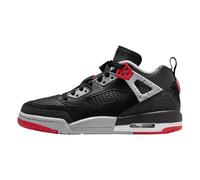 Jordan Spizike Low Chaussures pour enfant Noir/gris loup/blanc/rouge