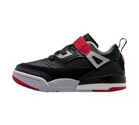 Jordan Spizike Low Chaussures pour enfant Noir/gris loup/blanc/rouge