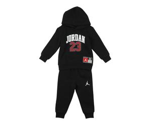 Jordan Survêtement gris foncé / rouge vif / noir / blanc, Taille 86