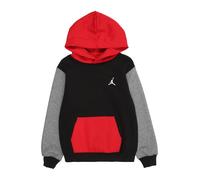 Jordan Sweat 'BRKLN FLC' gris chiné / rouge vif / noir / blanc, Taille 128-138