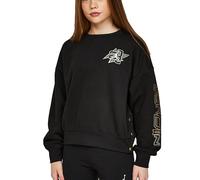Jordan Sweat-Shirt pour Fille Col Rond Take Flight Snap Noir Code 45C808-023, Noir, 8-10 Ans