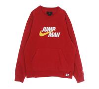 Jordan - SweaT-shirt ras du cou classique avec logos brodés - Homme - Sport - Rouge - Taille: L