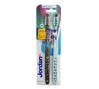 JORDAN Szcz.ULTRALITE 2-Pack Soft Brosses à dents manuelles pour adulte unisexe Multicolore Douce Portable Durable