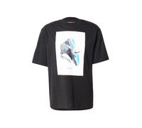 Jordan T-Shirt 'BRK AJ11 AD' opal / bleu néon / noir / blanc, Taille L