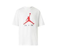 Jordan T-Shirt 'Brooklyn' gris argenté / rouge / blanc, Taille XS