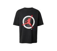 Jordan T-Shirt 'FLT CLB' rouge / noir / blanc, Taille S