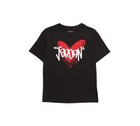 Jordan T-Shirt 'HEART SKETCH' rouge / noir / blanc, Taille 163-176
