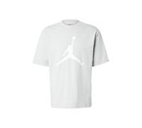 Jordan T-Shirt 'JUMPMAN' gris chiné / blanc, Taille L