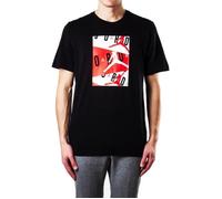 JORDAN T-SHIRT NERO BIANCO ROSSO CD5628-010 (XL - NERO) XL