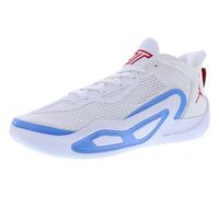 Jordan Tatum 1 pour bébé garçon, Blanc/rouge universitaire/bleu universitaire, 7 Big Kid