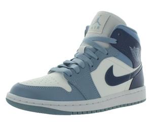 Jordan WMNS Air Jordan 1 Mid DV2229 300 Bleu sarcelle délavé - Taille, Voile/bleu diffusé gris, 43.5 EU