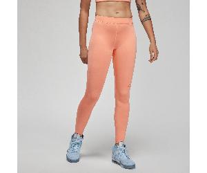 Jordan Women's 7/8 Logo Leggings Crimson Bliss/Rush Orange - M
