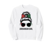 Jordanian Girl - Drapeau National de la Jordanie - Vainqueur de l'esprit Cheer Born Sweatshirt