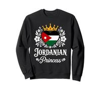 Jordanian Princess Jordan Flag Proud Jordanian Girl Sweatshirt