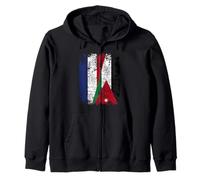 Jordanie France Drapeau DE L'AMITIÉ | Jordanie Sweat à Capuche